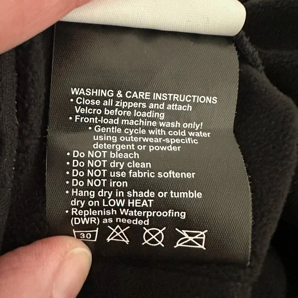 686 Womens Smarty Snowboard Pants Fleece Liner Zip-In Black Boyfriend Fit Medium - Picture 8 of 9